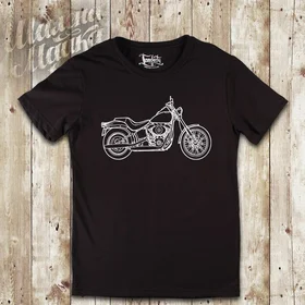 Прикольные футболки: Moto 003 Black